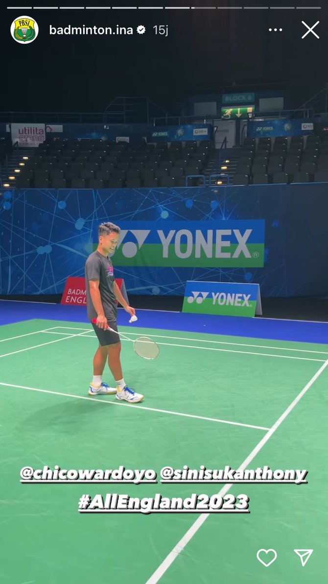 siap tanding intip latihan pemain indonesia jelang tampil di all england 2023