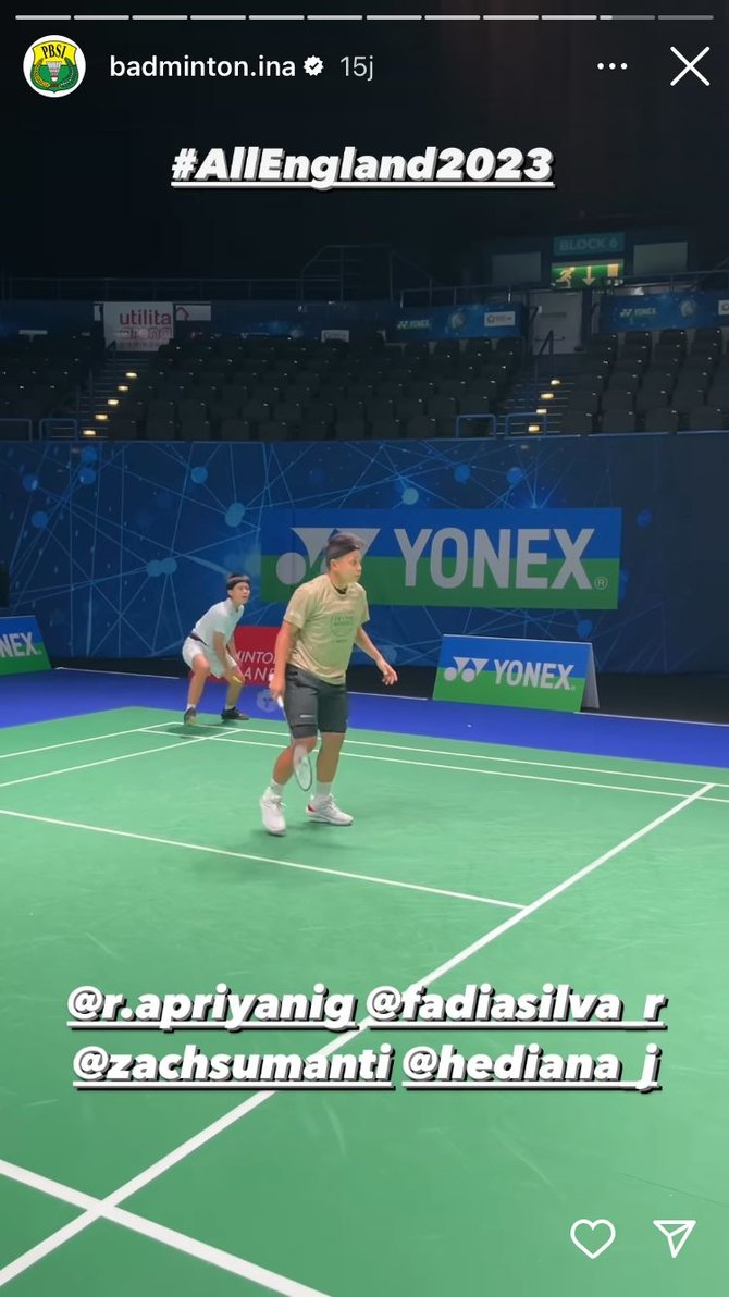 siap tanding intip latihan pemain indonesia jelang tampil di all england 2023