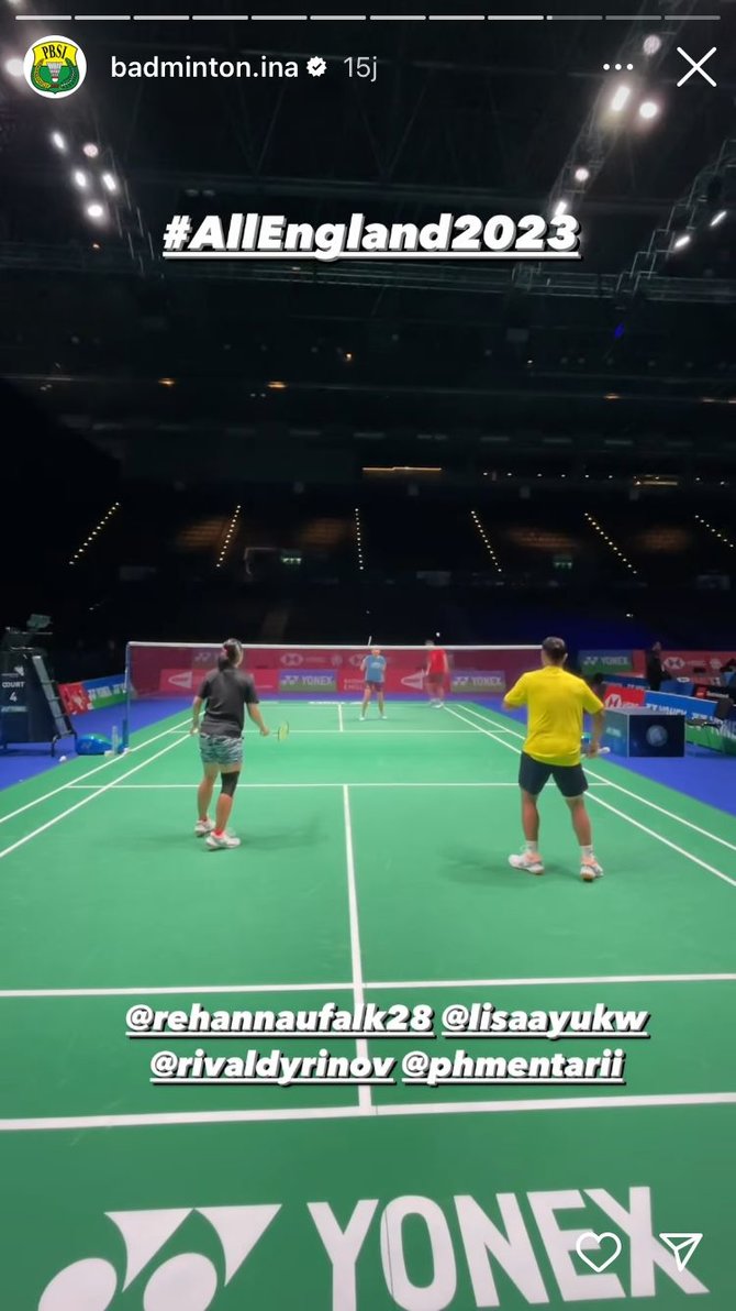 siap tanding intip latihan pemain indonesia jelang tampil di all england 2023