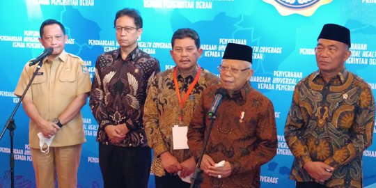 Ma'ruf Amin: 90 Persen Penduduk Indonesia Sudah Punya Perlindungan Kesehatan
