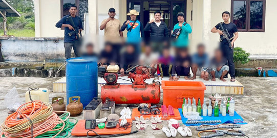 Tangkap Ikan Pakai Bahan Peledak, 8 Nelayan Sibolga Ditangkap di Aceh Singkil