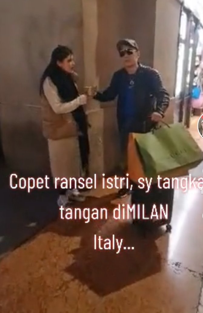 viral pria ini gagalkan pencuri dompet istrinya di milan pelaku tengah hamil