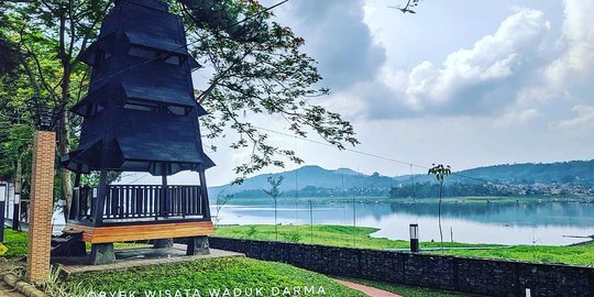 Melihat Wajah Terkini Waduk Dharma Kuningan, Makin Estetik dan Tertata Rapi