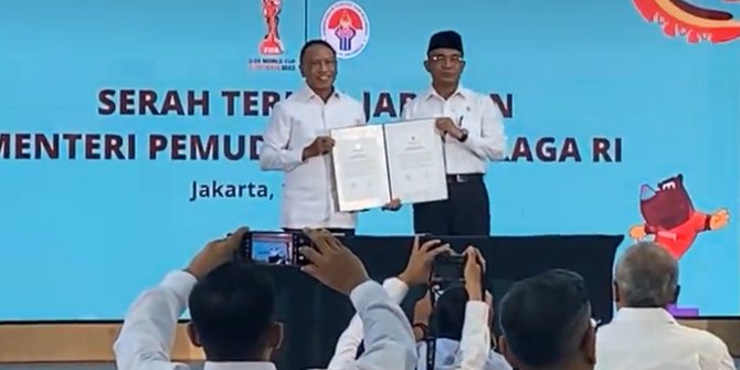 Zainudin Amali Serahkan Jabatan Menpora ke Muhadjir Effendy