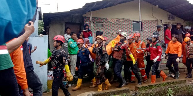 Dua Korban Longsor di Bogor Ditemukan, Dua Lagi Masih Dicari