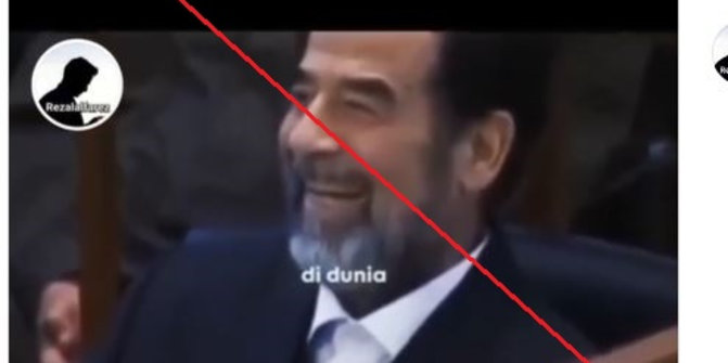 Beredar Video Saddam Hussein Tertawa saat Divonis Mati, Ini Fakta Sebenarnya