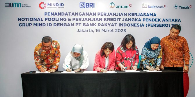 bri kerja sama dengan bumn holding industri pertambangan