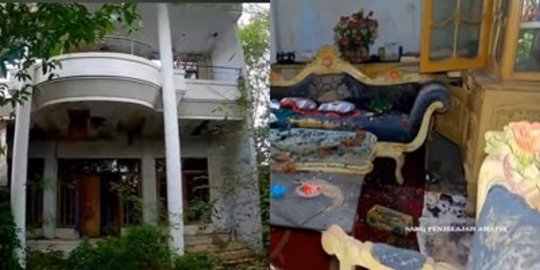 Potret Rumah Mewah Tanpa Penghuni, Mangkrak & Banyak Barang Klasik Tertinggal