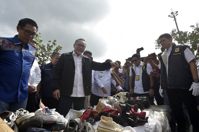 kemendag musnahkan barang impor bekas