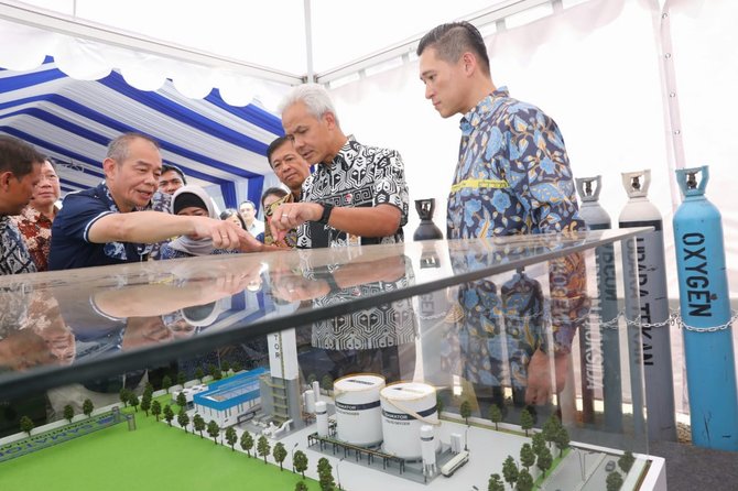 ganjar pimpin groundbreaking pabrik samator terbesar nilai investasi rp500 miliar