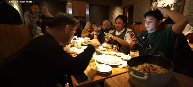 5 momen nagita slavina ajak keanu dan fadil makan di restoran jepang harga dagingnya bikin melongo