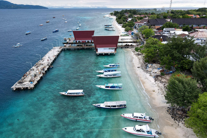 gili trawangan dihantam pandemi covid 19