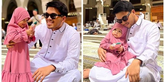 Menggemaskan, Ini 6 Potret Kebersamaan Thariq Halilintar & Baby Ameena saat Umrah