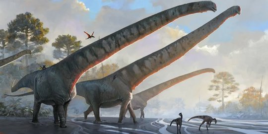 Dinosaurus yang Pernah Hidup di China Ini Punya Leher Lebih Panjang dari Bus