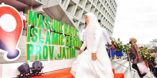 Masjid di Surabaya Ini Didesain oleh Ridwan Kamil, Gubernur Jatim Ucapkan Ini