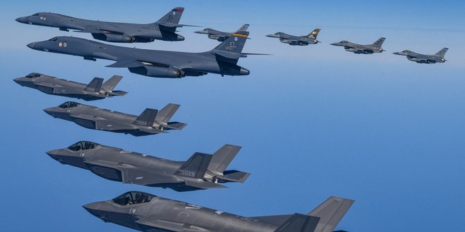 Latihan Perang Udara dengan Korsel, AS Siapkan Bomber Antisipasi Ancaman Rudal Korut