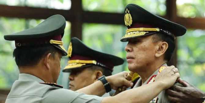 Potret Gagah 5 Tahun Lalu Pensiunan Polisi Dilantik jadi Komjen, Beri Pesan Mendalam