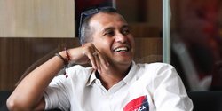 Ekspresi Wamenkumham Sambangi KPK Terkait Dugaan Gratifikasi Rp7 miliar