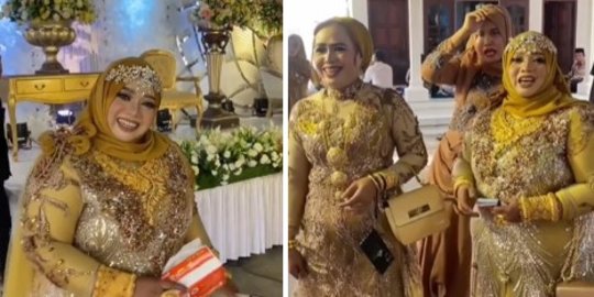 Emak-Emak Madura Pakai Semua Perhiasan saat Hadiri Pesta Pernikahan, Meriah Banget