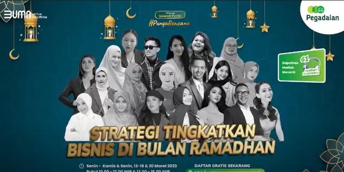 Gandeng Para Entrepreneur, Pegadaian Gelar Webinar Tingkatkan Bisnis Di Bulan Ramadan