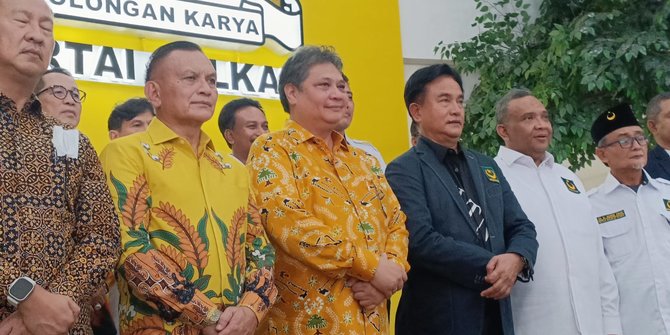 Usai Berdiskusi dengan Yusril, Airlangga: Sistem Pemilu 2024 Kita Serahkan ke MK