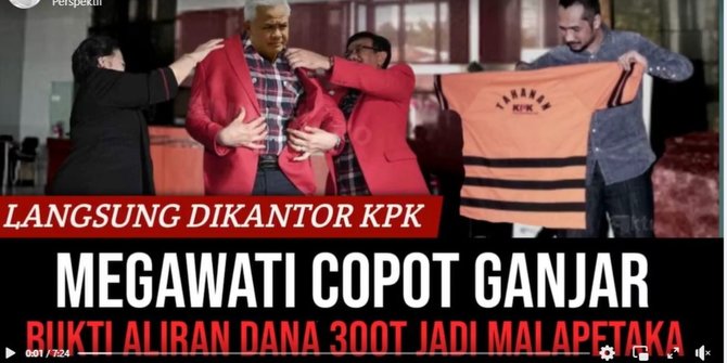 Beredar Video Ganjar Pranowo Dipecat dari PDIP dan Gagal Nyapres? Simak Faktanya