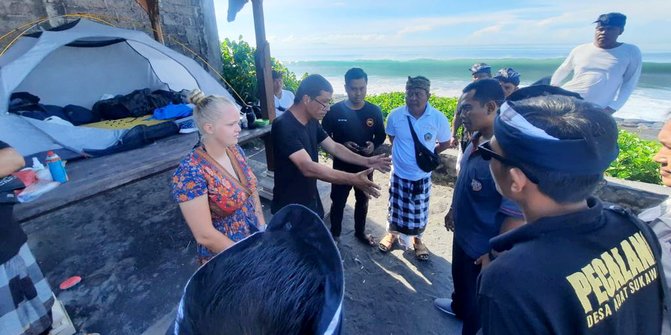 Dirikan Tenda di Pantai Bali saat Nyepi, Sepasang Bule Polandia Diamankan Polisi