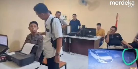 VIDEO: Adu Jotos, Polisi Berpangkat Bripda Pukul Brimob Senior Karena Hal Sepele