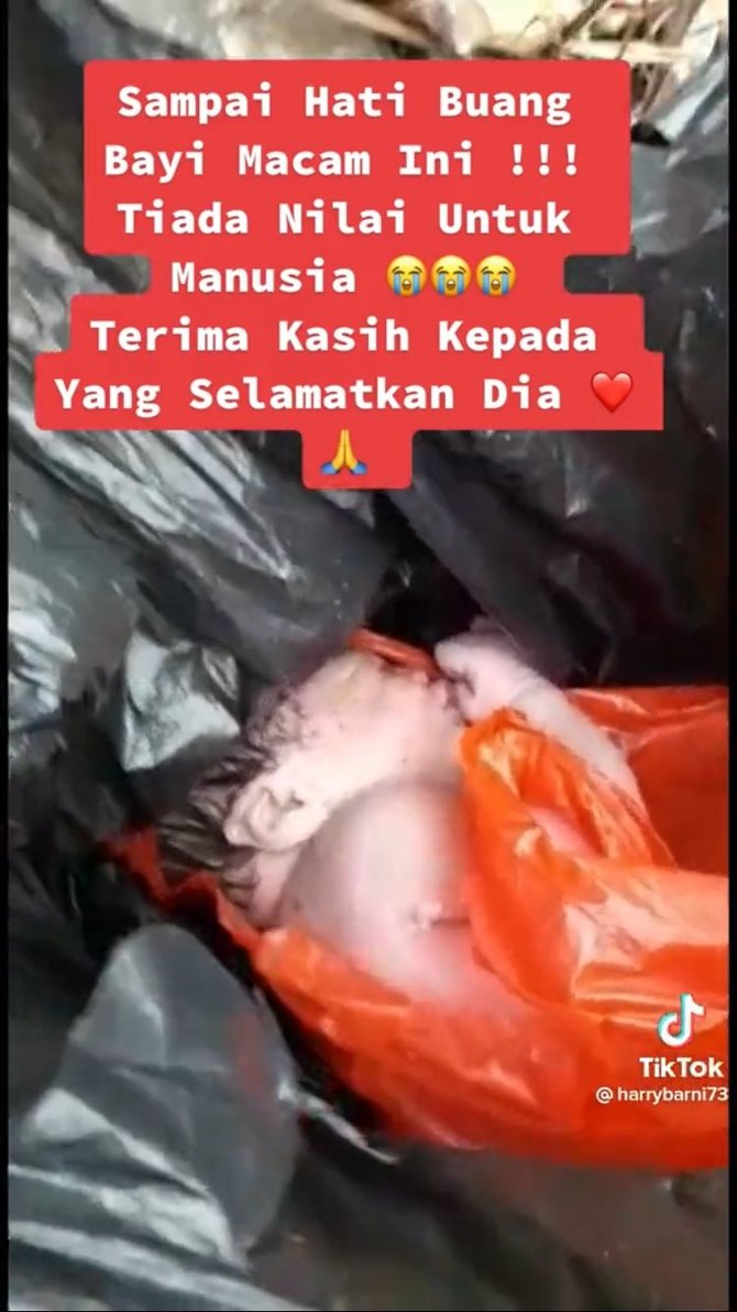 terjadi lagi bayi ditemukan dalam kantong plastik di pontianak