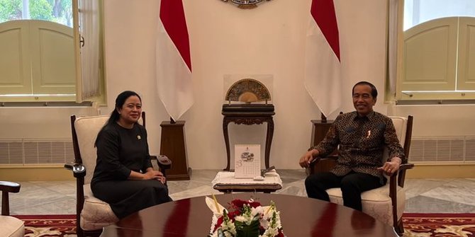 Bertemu Jokowi, Puan Maharani Bahas Dinamika Politik Hingga Koalisi Pemilu 2024