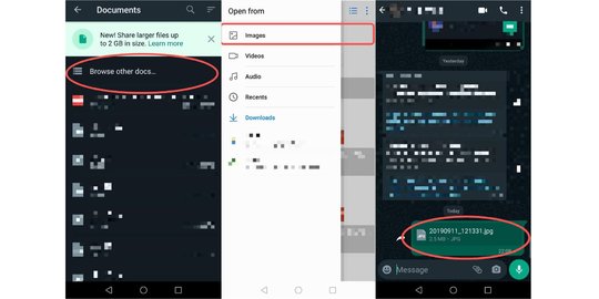 Cara Mengirim Foto di WA Lewat Dokumen Agar Gambar Tak Pecah, Berikut Langkahnya