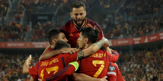 Momen Pesta Gol Spanyol Usai Membantai Norwegia