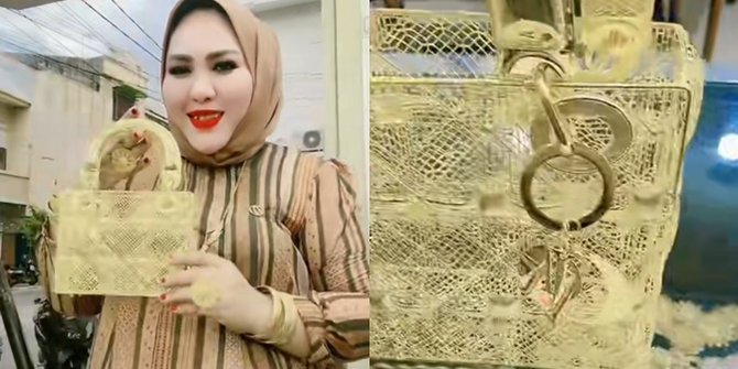 Viral Ibu Pamer Beli Tas Emas Rp 500 Juta, Begini Penampakannya
