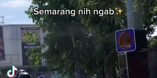 Intip Potret Jalan Menuju Lampu Merah di Semarang Dipasangi Blower, Saking Panasnya