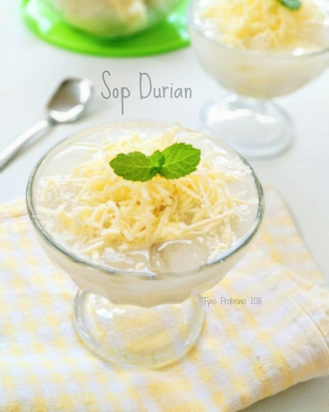 10 resep es durian berbagai bahan lezat menyegarkan