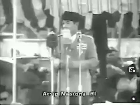 video lawas soekarno berapi api pidato di yogyakarta