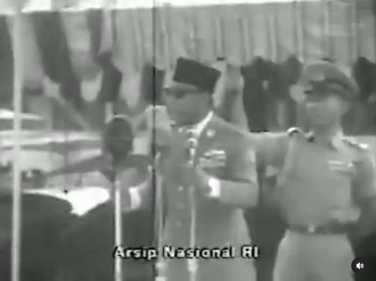 video lawas soekarno berapi api pidato di yogyakarta