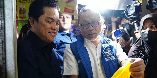 Zulhas soal Elektabilitas Erick Thohir Naik: Dipicu Peningkatan Kinerja Memimpin BUMN