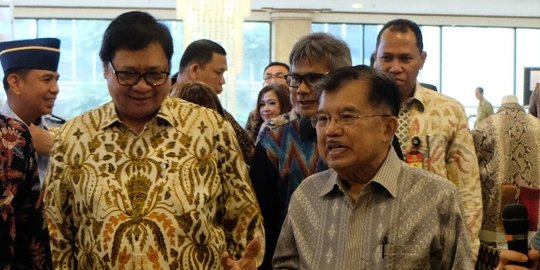 Golkar Bocorkan Arahan JK ke Airlangga soal Koalisi Besar di Pilpres 2024