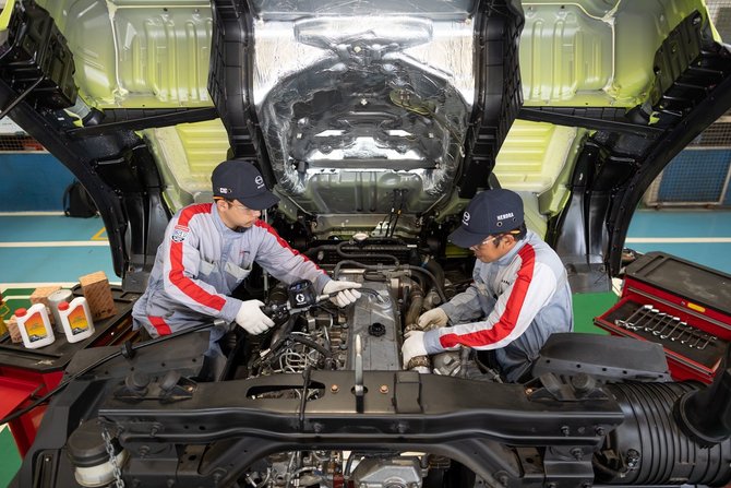 hino siapkan 15 titik posko mudik tahun ini