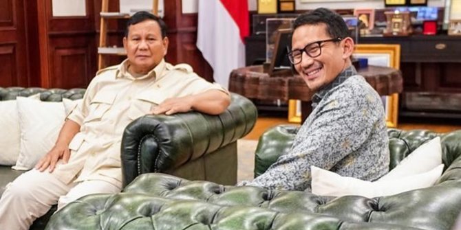Sandiaga Ungkap Isi Pertemuan dengan Prabowo di Kantor Kemenhan