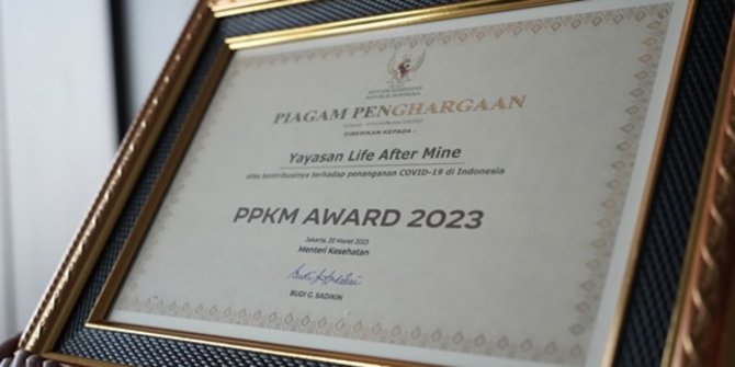 Dukung Penanggulangan Pandemi, YLAM Raih Penghargaan dari Kementerian Kesehatan