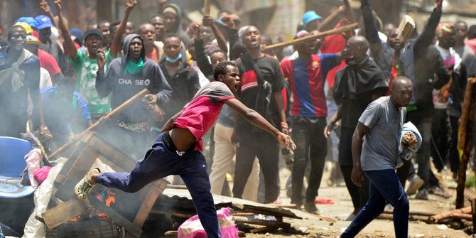 Protes Mahalnya Biaya Hidup di Kenya Semakin Mencekam