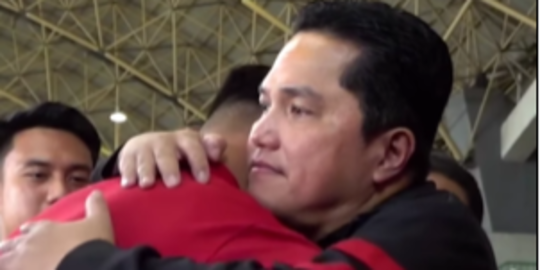 Potret Erick Thohir Menahan Tangis Dengar Harapan Pemain Timnas U-20 Indonesia