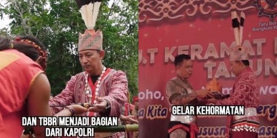 Kapolri Diberi Gelar Adat Dayak Pasukan Merah, Lokasi Acara Tak Sembarangan