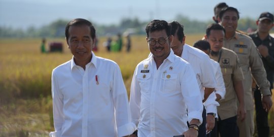 Jokowi Bersyukur Maros Bisa Panen Raya Padi meski Dua Kali Diterjang Banjir