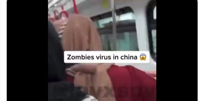 Tidak Benar Video Orang Terserang Virus Zombie di China, Ini Faktanya