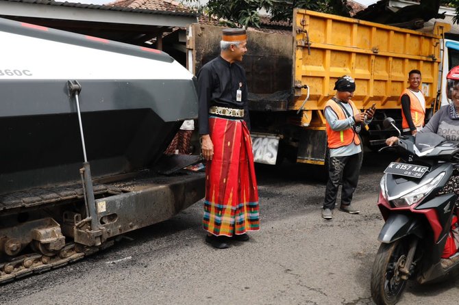 ganjar pranowo cek persiapan arus mudik di jepara