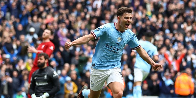 Menggila Meski Tanpa Haaland, Manchester City Bantai Liverpool 4-1