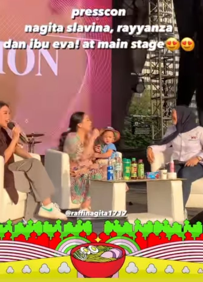 5 momen rayyanza temani nagita di festival jajarans banyak penggemar